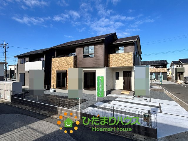 ワイウッドコート古河市茶屋新田第１期　新築一戸建て　12の外観|シックな色味の外観です！