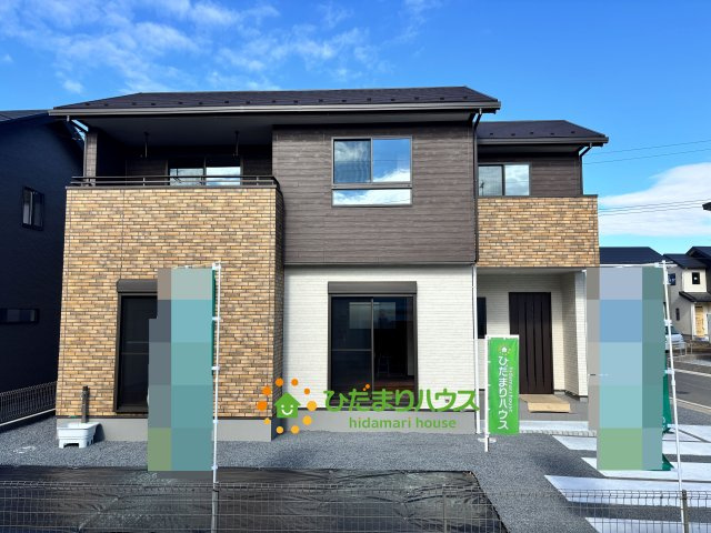 ワイウッドコート古河市茶屋新田第１期　新築一戸建て　12の外観|一目でわかるお洒落な外観です！！