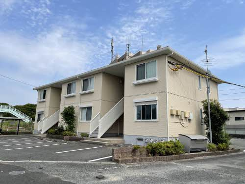 熊本市南区元三町３丁目のアパートの外観