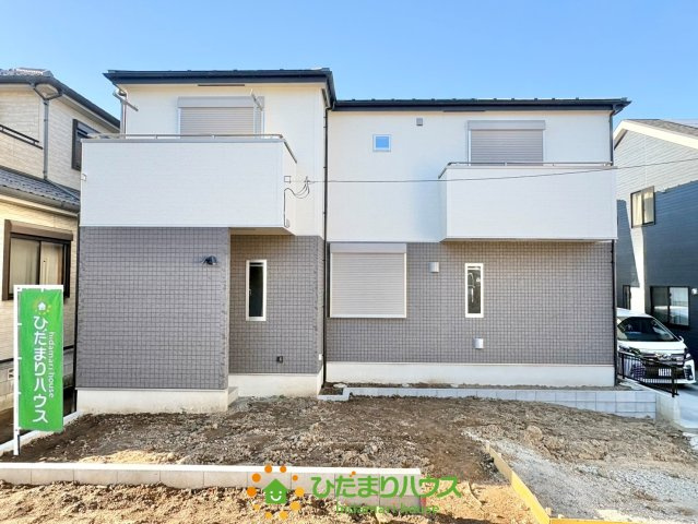 宮代町中島　新築未入居の外観|ツートンカラーで可愛らしいです！