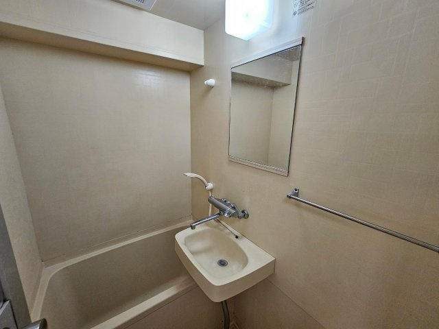 ブラウンコートの洗面所