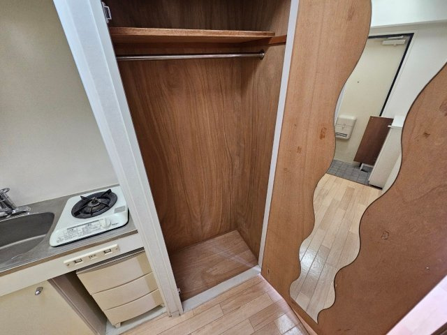 ブラウンコートの収納