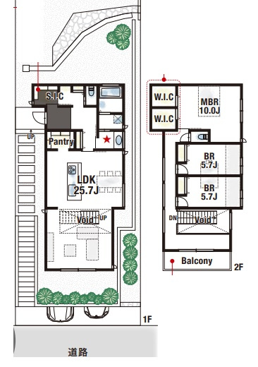 宝塚市雲雀丘　新築未入居の間取り|3号地
