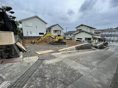 【区画図】 | 【売地】木場2丁目(解体更地渡し） | 前面道路の私道には地役権を設定いたします