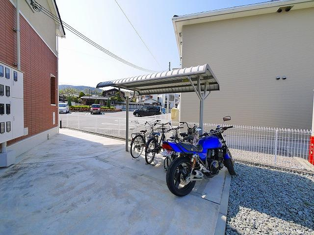 ガーデンハウスMU　Cのその他共用部分|駐輪スペースです