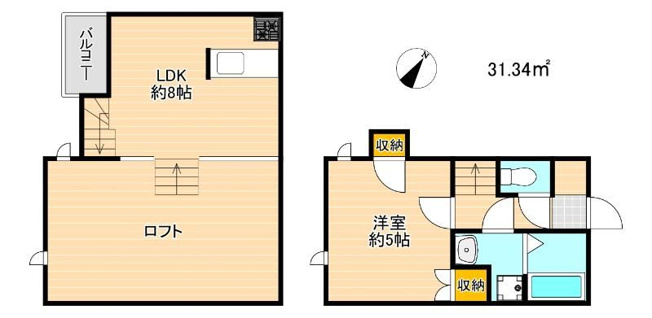 【間取り】 | CB奈多ミルト | 現況優先。
