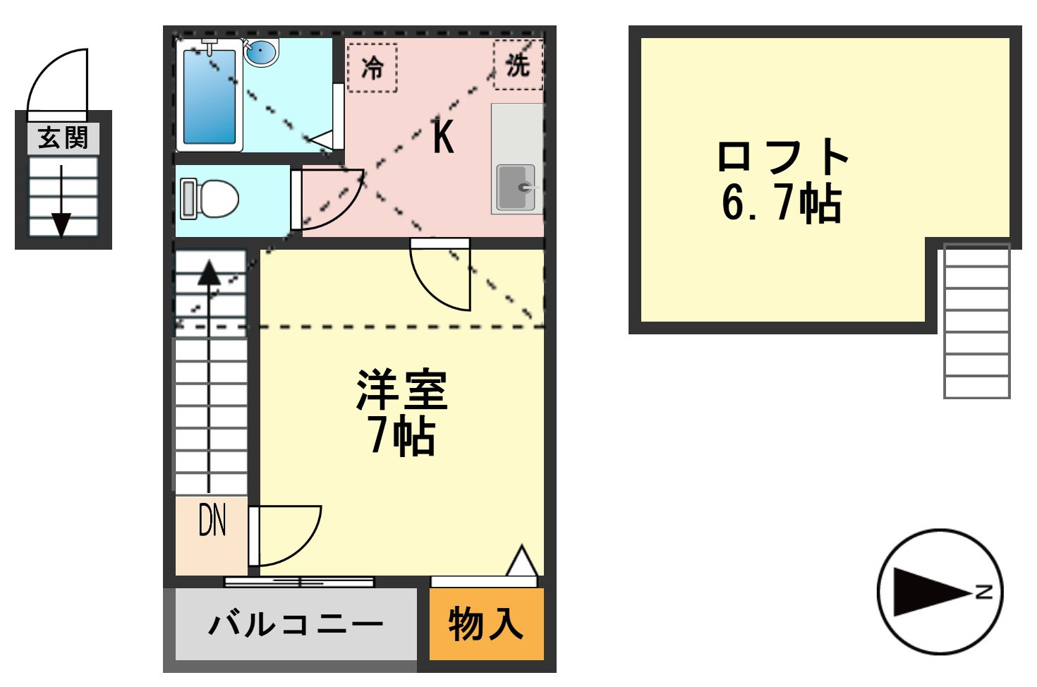 ウェル ストリームの間取り