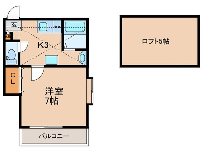 【間取り】 | エスペラール原 弐番館 | 現況優先。