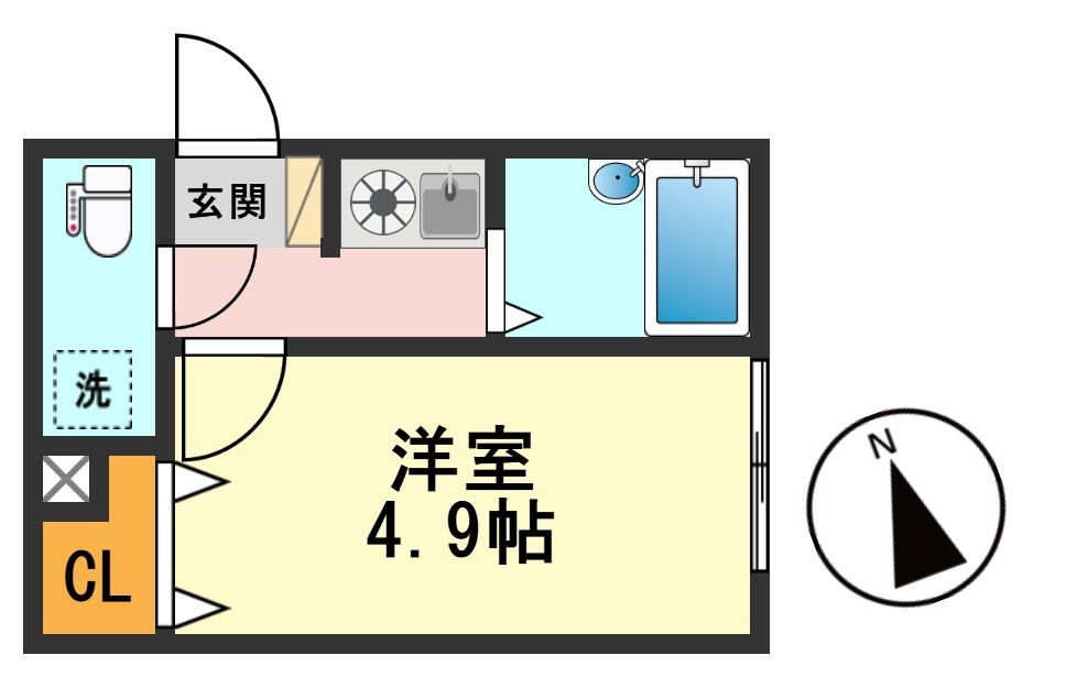エスポワール一之江の間取り