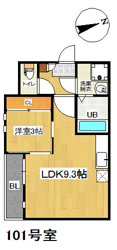 【間取り】 | Grandtic Giglio 高宮Ⅱ　★プライスホームなら仲介手数料0円です★