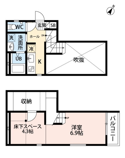 【間取り】 | 仲介手数料半額！HPに初期費用掲載「プライスホーム」で検索！ヴィクトワール吉塚