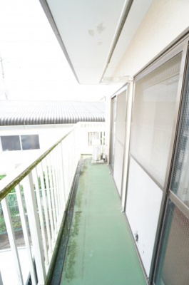 【バルコニー】 | コーポスカイE | ※同物件・反転タイプの写真です。