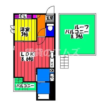 【間取り】 | Ｇｒａｎｄｔｉｃ　プランテ笹原 | Ｇｒａｎｄｔｉｃ　プランテ笹原の間取り