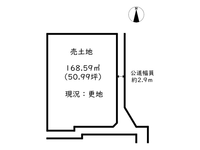 【土地図】 | 姫路市網干区新在家／売土地