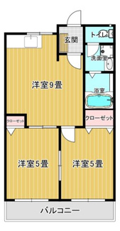 【間取り】 | MIYAハイツ　