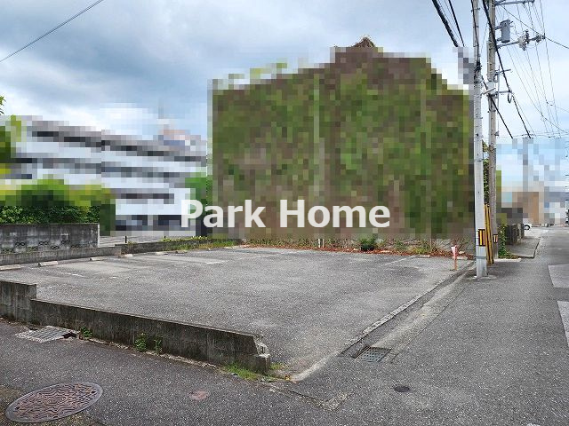 高知市新屋敷2丁目-建築条件付き-売土地の前面道路含む現地写真