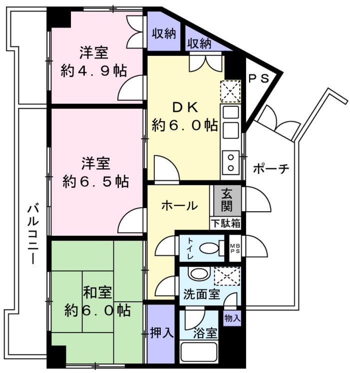 小田急線「鶴川」セザール鶴川ガーデンヒルズの画像