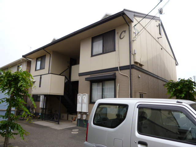 倉敷市東塚２丁目のアパートの外観