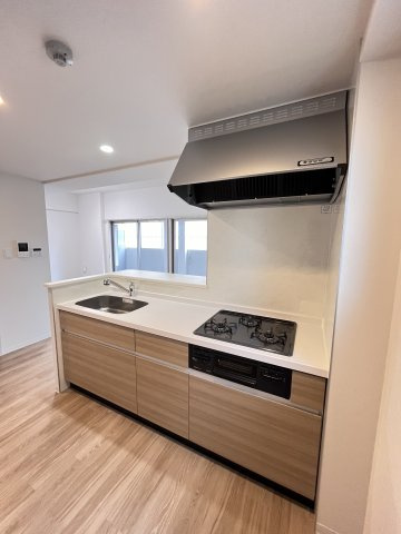 大阪市城東区成育２丁目の賃貸マンションのキッチン
