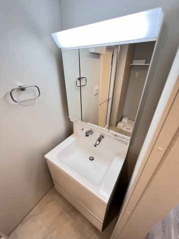 大阪市城東区成育２丁目の賃貸マンションの洗面所
