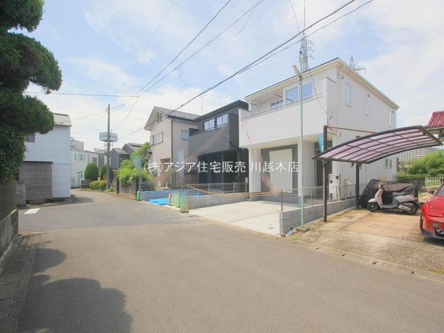 月々９万円台～　新築戸建　川越市並木の前面道路含む現地写真|東側 6.0ｍ公道