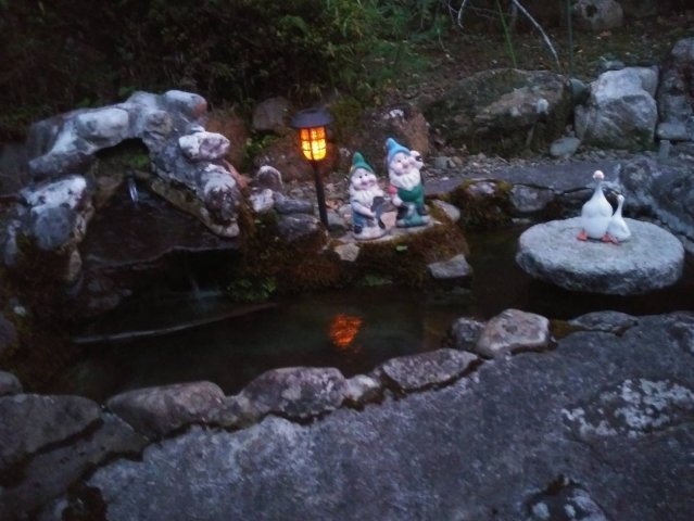 福島市小田　中古戸建の庭