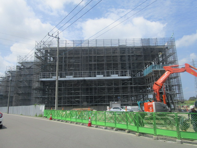 羽生市大字北袋の倉庫の外観