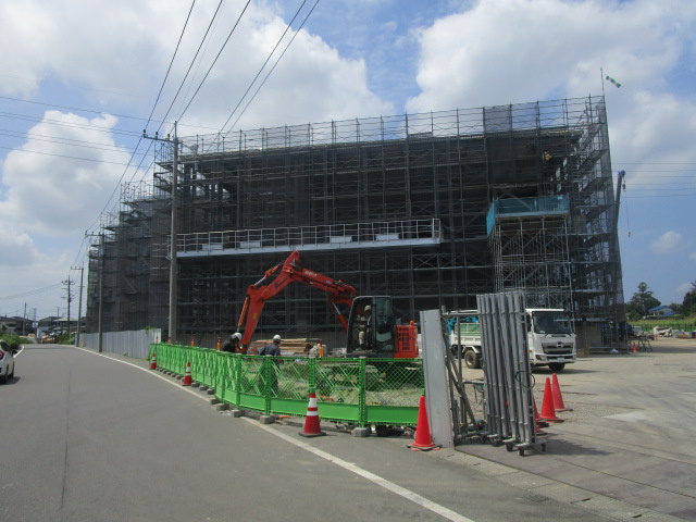 羽生市大字北袋の倉庫の外観