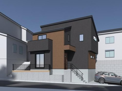 【横浜市保土ケ谷区上菅田町434-35全1棟新築戸建て】★仲介手数料無料★（上菅田笹の丘小学校・上菅田中学校）の外観パース