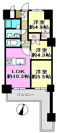【間取り】の画像