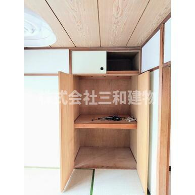 サンスプリングの収納