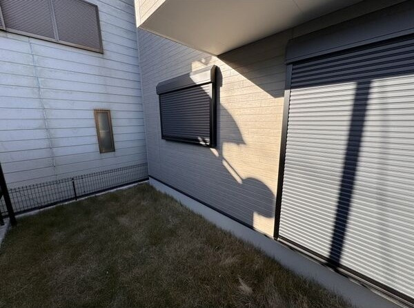 清須市上条戸建の庭