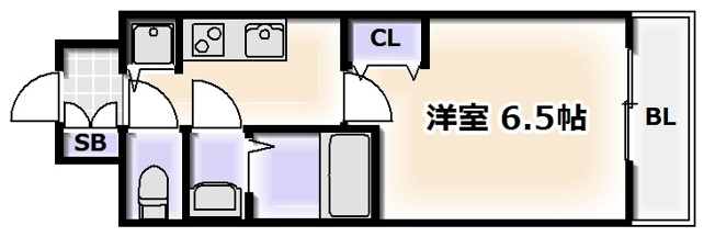 【間取り】 | ジアコスモ難波南
