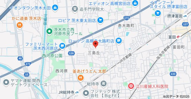 【地図】 | 三島丘2丁目戸建