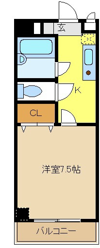 アーバンビル早川の間取り