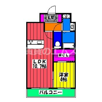 【間取り】 | ＬＩＢＴＨ大橋 | ＬＩＢＴＨ大橋の間取り