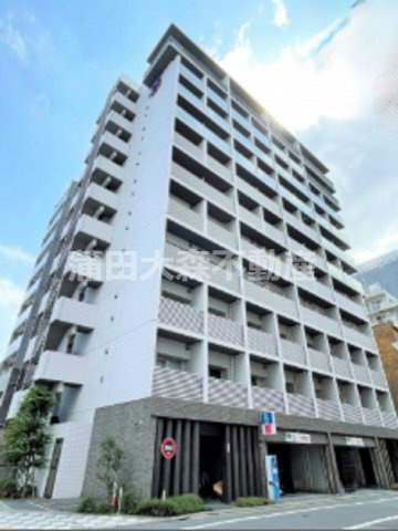 スカイコート蒲田ガーデンの外観|2013年11月築　RC鉄筋コンクリート造地上11階建て1K～1LDK総戸数77戸の分譲賃貸マンション　東京都大田区蒲田5丁目　JR蒲田駅と京急蒲田駅利用可能な立地！