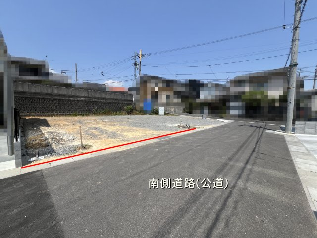【前面道路含む現地写真】 | 高知市福井町／残り２区画！