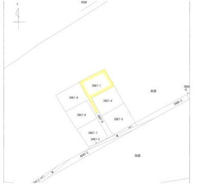 伊那市西箕輪　土地の土地図