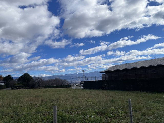 伊那市西箕輪　土地の外観