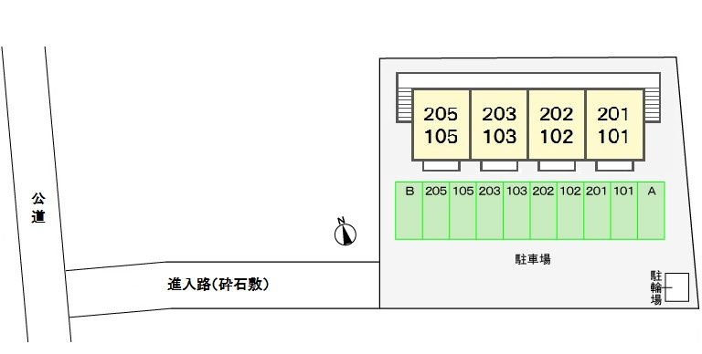 ニューシティリトルパインの区画図