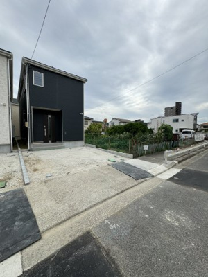【外観】 | Cradlegarden名古屋市守山区八剣５全4棟＜新築一戸建て仲介手数料無料＞ | 1号棟〈内覧予約キャンペーン実施中！〉マックスバリュde住まい相談までご連絡下さい。