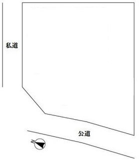 【土地図】 | 坂戸市片柳　建築条件なし売地　東武東上線『北坂戸駅』徒歩7分　【片柳小学区】
