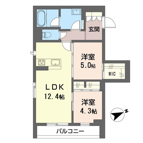 エルベ グランデュールの間取り