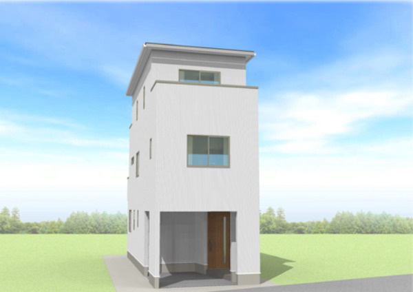 【仲介手数料無料】所沢市松葉町　所沢市の新築住宅なら西武ハウジングの外観パース