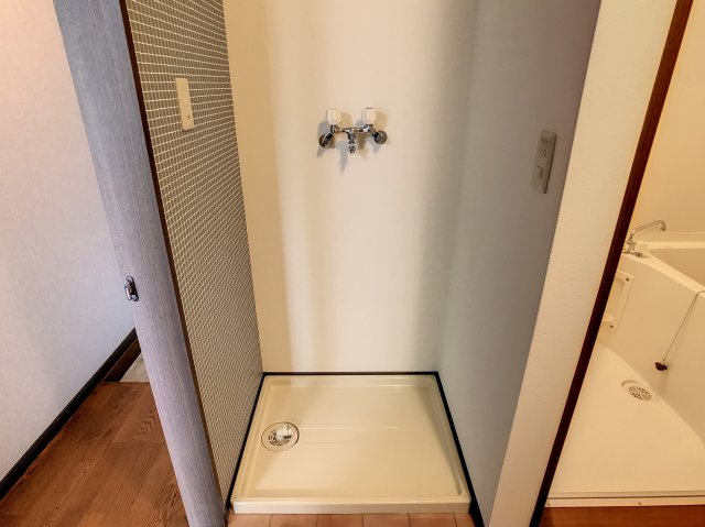 新生活、ととのいました。の設備|洗濯機置き場はこちらです