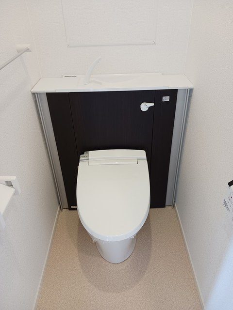 サンライズ石橋　２のトイレ|コンパクトで使いやすいトイレです