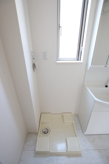 室内洗濯機置き場です。
