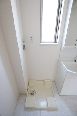 室内洗濯機置き場です。
