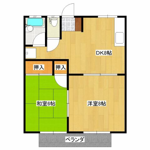 セントラルハイツの間取り